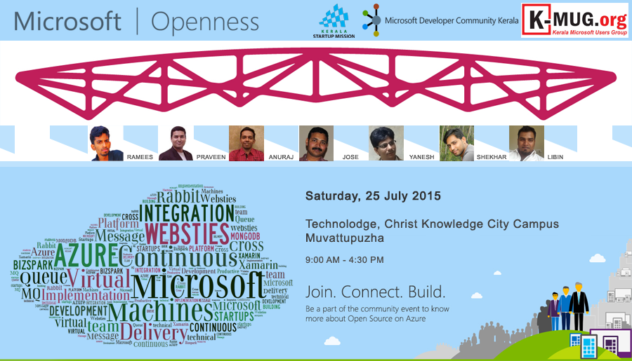 Microsoft Openness event on 25 July 2015