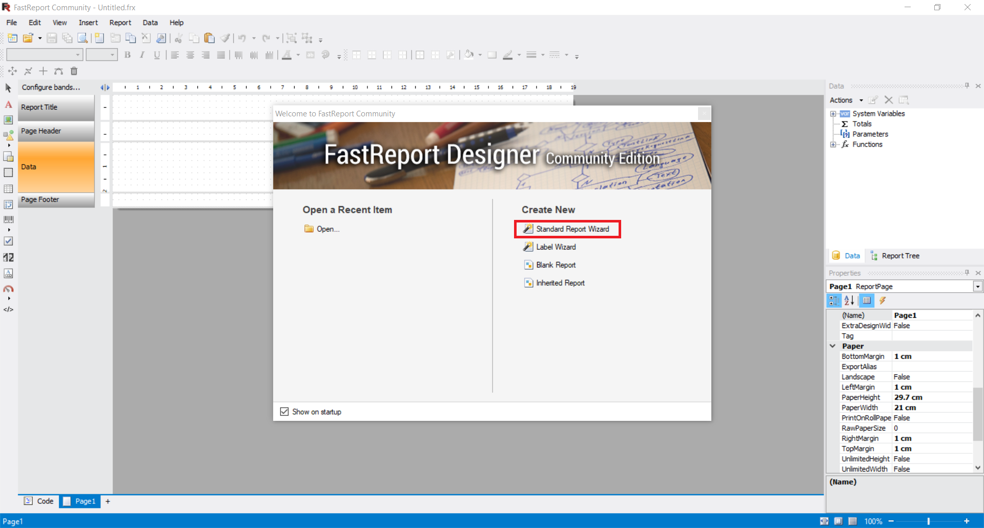 Fast Report Designer