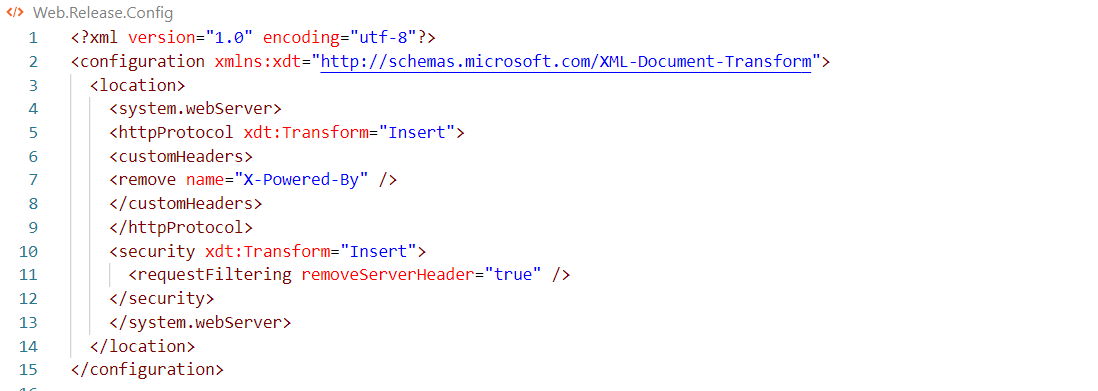 Anuraj - ASP.NET Core Web.config Transform for Production