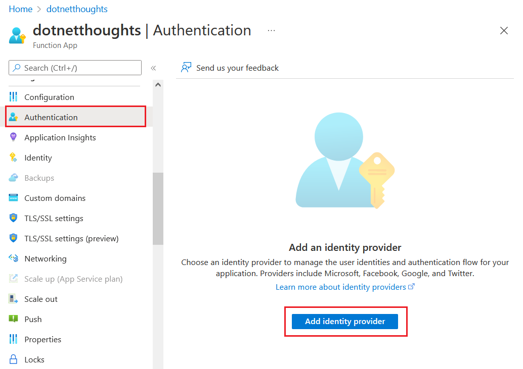 Azure Function Authentication
