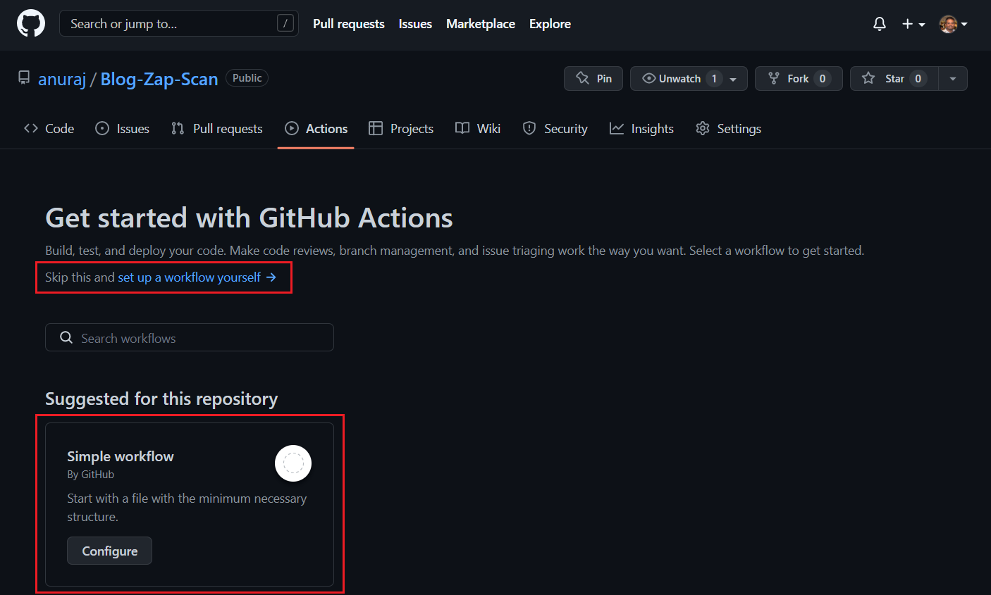 Github Action - Create new action