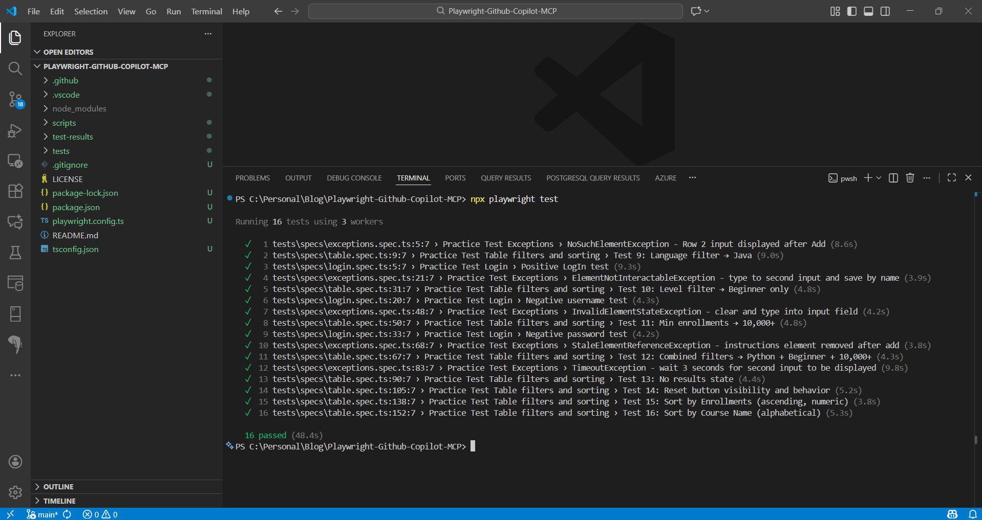 Playwright Test Execution